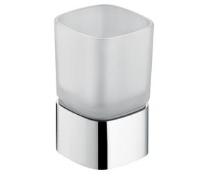 Portavasos KEUCO ELEGANCE modelo de pie, cristal auténtico esmerilado, cromado, 11650019001