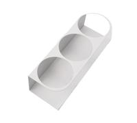 Portavasos Magnético - Estante De Almacenamiento De Tazas Con 3 Ranuras, Organizador De Botellas De Cocina, Organizădor De Bebidas Para Refrigerador | Soporte Para Bandeja De Tazas, Organizador, Sopor