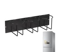 Portavasos magnético para - Organizador magnético resistente, soporte para vasos de refrigerador, 0,9 l a 1,2 l, para bebidas, hogar, cocina, despensa, dormitorio, cumpleaños, regalo de