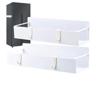 Portavasos magnético para refrigerador portatazas, 2 piezas, 4 ganchos | Soporte magnético titular para nevera cocina horno microondas cafetera lavadora casa comedor aplicación