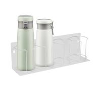 Portavasos Magnético - Soporte Organizador de Bebidas Para Refrigerador, Soporte De Pared De 4 Ranuras | De Solución De Almacenamiento De Bebidas Con Poco Sobresplandor, Diseño De Expositor