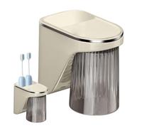 Portavasos magnéticos para baño - Organizador de Almacenamiento para cepillos de Dientes de Ducha | Dispensador de Vasos de baño de Imán para apartamento