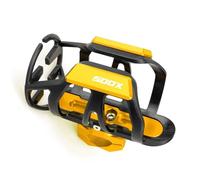 Portavasos Motocicleta Motocicleta CNC Aluminio Bebida Botella De Agua Jaula Portavasos Montaje Accesorios para Honda CB500X CB 500X(Gold)