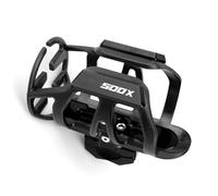 Portavasos Motocicleta Motocicleta CNC Aluminio Bebida Botella De Agua Jaula Portavasos Montaje Accesorios para Honda CB500X CB 500X(Nero)