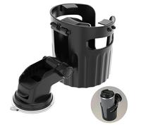 Portavasos Multifuncional, Soporte de Ventosa Reutilizable, Soporte para Botellas de Agua con Espátula para Lengua para Barcos, Kayak, Tabla de Surf, Autocaravana, Escritorio, Piscina