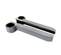 Portavasos Para Apoyabrazos De Puerta Para Toyota Para Land Cruiser 70 76 79 HJ75 HZJ75 HZJ79 HDJ79 Caja reposabrazos coche(GRIS)