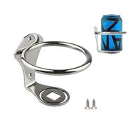 Portavasos para barcos: solución para ahorrar espacio, forma de anillo para portavasos de pared para barcos, latas de bebidas con herrajes de acero inoxidable | Soporte para camión, pontón, casa