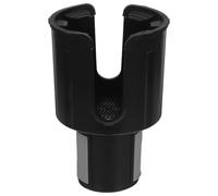 Portavasos para Coche Negro Abs con Base Ajustable y Diseño Desmontable