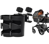 Portavasos para Cochecito,2 piezas Sujetavasos para Padres para Silla de Paseo,Soporte para Bebidas para Cochecito de Bebé,Soporte para Silla de Ruedas,Bicicletas,Carrito Bebe,Scooters