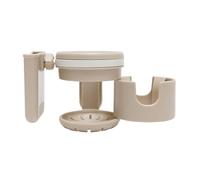 Portavasos para cochecito | Estante de almacenamiento antideslizante para bebidas con soporte para teléfono | Portabotellas multifuncional para cochecito de scooter, silla de ruedas, carritos de espía