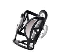Portavasos para Motocicleta para SYM Symphony SR 125 Soporte para Botellas de Agua para Motocicleta para Manillar y Cuadro,Black Silver
