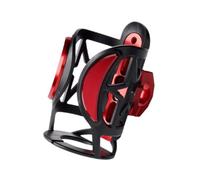 Portavasos para Motocicleta para SYM Symphony SR 125 Soporte para Botellas de Agua para Motocicleta para Manillar y Cuadro,Black Red