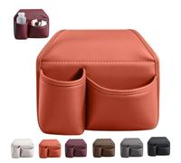 Portavasos para puerta de coche, organizador universal de cuero para | Bolsa organizadora de almacenamiento multifuncional, antihundimiento para colgar en la ventana del coche