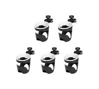 Portavasos para Riel de Portavasos Universal para Bebidas RotacióN de 360 Grados Abrazadera Ajustable Portavasos para , 3 Pieza