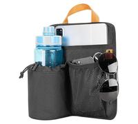 Portavasos para silla de playa, bolsa de almacenamiento para reposabrazos, organizador ajustable para botella de agua, teléfono, aperitivos, libros, gafas de sol