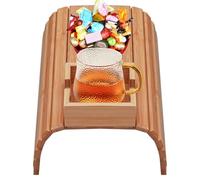 Portavasos Para Sofá - Portavasos De Madera Para Sofá | Mesa Auxiliar Con Clip, Posavasos Antideslizante Para Bebidas, Compañero Nocturno De Cine, Soporte Para Copa Antiderrames, Reposapiés Reclinable