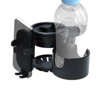 Portavasos para Walker - Soporte antiderrames para teléfono de motocicleta | Accesorios ligeros para cochecito que ahorran espacio para silla de ruedas, carrito de golf, playa, motocicleta, bicicletas