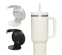 Portavasos plegable portátil montado en la pared, organizador de vasos para tazas Stanley, soporte para tazas de café y organizador de botellas de agua, almacenamiento de tazas de noche para el hogar