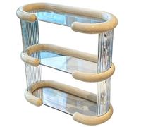 Portavasos Portavasos Mesa de Comedor Almacenamiento Taza Agua café Estante Escritorio(Blanco)