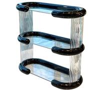 Portavasos Portavasos Mesa de Comedor Almacenamiento Taza Agua café Estante Escritorio(Negro)