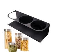Portavasos Rack magnético, soporte de caja magnética | Estante de almacenamiento de botellas organizador de máquinas de 3 máquinas - Refrigerador lateral soporte de soporte de bebidas para el lugar de