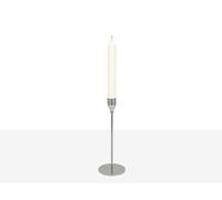 PORTAVELA LISO METAL PLATEADO
