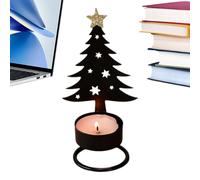 Portavelas, bandeja de estatua de pie para el hogar, candelabro decorativo de Navidad, para el hogar, boda, recepción, Navidad, chimenea, granja, sala de estar, vacaciones