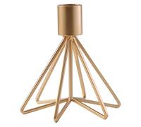 Portavelas con Funda para Velas Portavelas de aromaterapia Accesorios Cena a la luz Las Velas Decoración Sala Estar Boda(Gold)