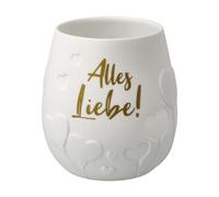 Portavelas con Texto en alemán Alles Liebe!, Accesorios de 10 cm