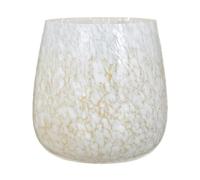 Portavelas Cristal 13 x 13 x 13 cm Blanco