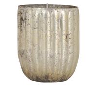 Portavelas Cristal 9 x 9 x 10 cm Crema