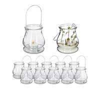 Portavelas cristal faroles de vidrio soportes para velas candelabros colgantes