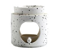 Portavelas de cerámica, Calentador de Cera | Quemadores de Cera para Velas de té, difusor de Cera y Aceite perfumado, decoración del hogar Multifuncional para cumpleaños, Navidad, Boda