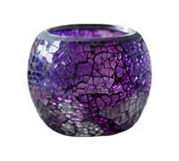 Portavelas de cristal para decoración de mesa, colorido marroquí, portavelas de cristal