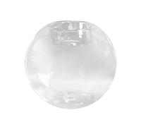 Portavelas de cristal redondo transparente decorativo para decoración de mesa, boda, fiesta