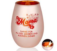 Portavelas de cristal regalos para mamá suegra: portavelas con grabado para mamá, regalo para el día de la madre, portavelas regalos personalizados, regalo de cumpleaños regalo del día de la madre