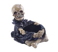 Portavelas de Esqueleto, Divertida Estatua de Abrazo, Resina de Alta Temperatura, temático de Terror, decoración de Halloween para Interiores y Exteriores, hogar, Estudio, Restaurante