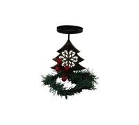 Portavelas De Hierro Navideño Centros Festivos para Decoración Fiesta En Casa Decoraciones Navideñas Metal Hierro