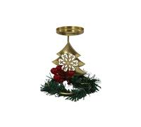 Portavelas De Hierro Navideño Centros Festivos para Decoración Fiesta En Casa Decoraciones Navideñas Metal Hierro