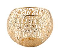 Portavelas de metal dorado de moda perfectos para crear atmósferas acogedoras en eventos (dorado)
