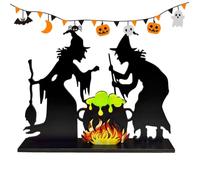 Portavelas de Té de Halloween Centro de Mesa Gótico Vintage Espeluznante