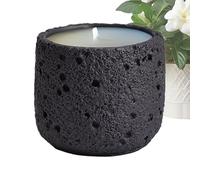 Portavelas de té, taza vacía para verter cera y aromaterapia, adorno natural resistente al calor para el hogar, comedor, sala de estar, inauguración de la casa al aire libre
