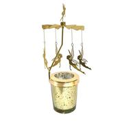 Portavelas Giratorio Para Velas De Té - Candelabro Giratorio Louis The Thirteenth, Exhibición De Mesa Giratoria | Ideal Para Centros De Mesa, Decoración Del Hogar, Ambiente De Comedor, Bodas Y Celebra