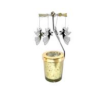 Portavelas Giratorio, portavelas Giratorio - Candelabro Arcángel Carrusel | Candelabro, candelabro de Acero Inoxidable, decoración de Mesa para Navidad, Día de San Valentín