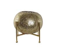 Portavelas Home ESPRIT Dorado Metal Cristal 24 x 24 x 20 cm - Marca: Home ESPRIT - EAN: 8424002160470