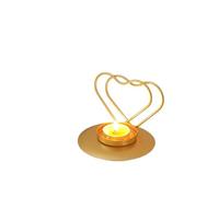 portavelas para la Cena, Candlestick Holder 4 Pieces Metal Multicolor Candle Cup Ornament Bedroom Living Room(C)