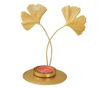 portavelas para la Cena, Candlestick Holder 4 Pieces Metal Multicolor Candle Cup Ornament Bedroom Living Room(A)