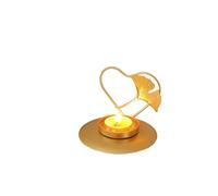 portavelas para la Cena, Candlestick Holder 4 Pieces Metal Multicolor Candle Cup Ornament Bedroom Living Room(D)