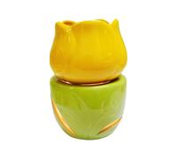 Portavelas - Quemador de de cerámica, elegante calentador de aroma floral, difusor de velas para decoración del hogar, decoración de mesa, salón, estudio, cocina, relajación, aromaterapia