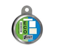 Portaviñetas DGT para Motocicleta, Discreto, Impermeable, Plata Plateado con Clip (sin Tornillos) Equipo/Accesorio para Moto Scooter Ciclomotor, Quad ✪GARANTÍA DE por Vida✪ Portadocumentos de Papel